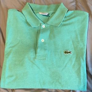Mint green Lacoste polo